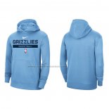 Felpa con Cappuccio Memphis Grizzlies Practice Performance 2022-23 Blu