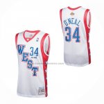 Maglia All Star 2004 Shaquille O'neal No 34 Bianco