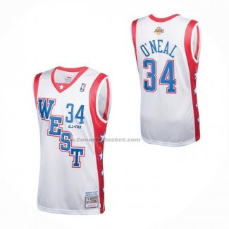 Maglia All Star 2004 Shaquille O'neal No 34 Bianco