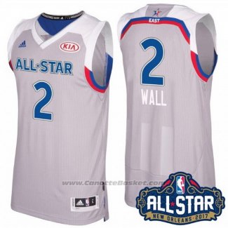 Maglia All Star 2017 Washington Wizards John Wall #2 Grigio