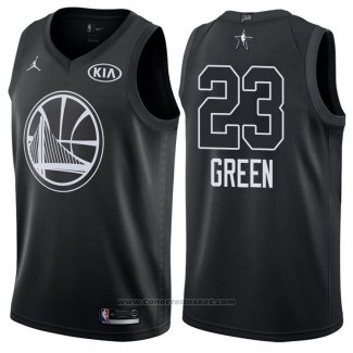 Maglia All Star 2018 Golden State Warriors Draymond Green #23 Nero