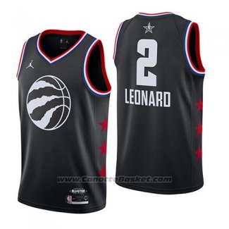 Maglia All Star 2019 Tornto Raptors Kawhi Leonard #2 Nero