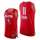 Maglia All Star 2020 Eastern Conference Trae Young #11 Rosso