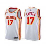 Maglia Atlanta Hawks Clint Capela #17 Association 2020-21 Bianco