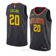 Maglia Atlanta Hawks John Collins #20 Icon 2018-19 Nero