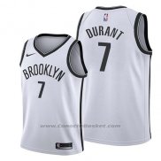 Maglia Bambino Brooklyn Nets Kevin Durant #7 Association 2019 Bianco