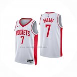 Maglia Bambino Houston Rockets Kevin Durant No 7 Association 2025-26 Bianco