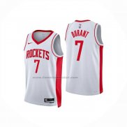 Maglia Bambino Houston Rockets Kevin Durant No 7 Association 2025-26 Bianco