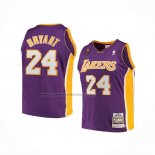 Maglia Bambino Los Angeles Lakers Kobe Bryant #24 Mitchell & Ness 2008-09 Viola