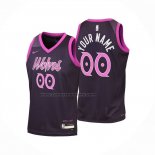 Maglia Bambino Minnesota Timberwolves Personalizzate Citta 2025-26 Nero
