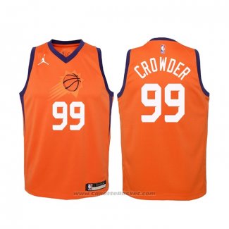 Maglia Bambino Phoenix Suns Jae Crowder #99 Statement 2020-21 Arancione