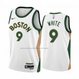 Maglia Boston Celtics Derrick White #9 Citta 2023-24 Bianco