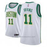 Maglia Boston Celtics Kyrie Irving #11 Citta 2018-19 Bianco