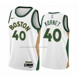 Maglia Boston Celtics Luke Kornet #40 Citta 2023-24 Bianco