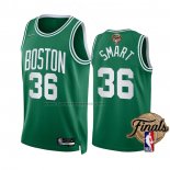 Maglia Boston Celtics Marcus Smart #36 Icon 2022 NBA Finals Verde