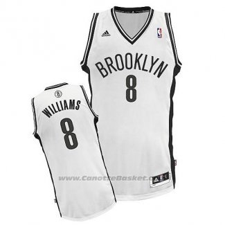 Maglia Brooklyn Nets Deron Williams #8 Bianco