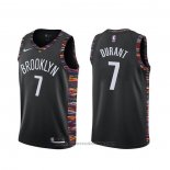 Maglia Brooklyn Nets Kevin Durant #7 Citta Nero