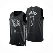 Maglia Brooklyn Nets Kevin Durant No 7 Statement 2025-26 Nero