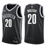 Maglia Brooklyn Nets Timofey Mozgov #20 Icon 2017-18 Nero