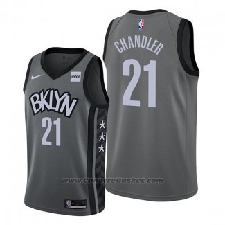 Maglia Brooklyn Nets Wilson Chandler #21 Statement Edition Grigio