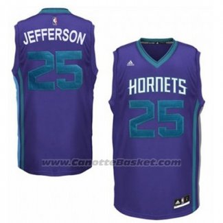 Maglia Charlotte Hornets Al Jefferson #25 Viola