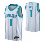 Maglia Charlotte Hornets Lamelo Ball #1 Association 2022-23 Bianco