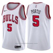 Maglia Chicago Bulls Bobby Portis #5 Association 2017-18 Bianco