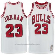 Maglia Chicago Bulls Michael Jordan #23 Retro 1998 Bianco