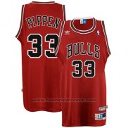 Maglia Chicago Bulls Scottie Pippen #33 Retro Rosso