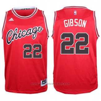 Maglia Chicago Bulls Taj Gibson #22 Retro Rosso