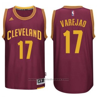 Maglia Cleveland Cavaliers Anderson Varejao #17 2015 Rosso