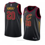 Maglia Cleveland Cavaliers Brandon Knight #20 Statement 2018 Nero