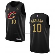 Maglia Cleveland Cavaliers Darius Garland NO 10 Statement 2022-23 Nero