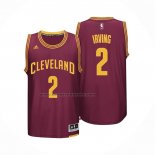 Maglia Cleveland Cavaliers Kyrie Irving #2 Throwback Rosso