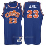 Maglia Cleveland Cavaliers LeBron James #23 Retro 2008 Blu