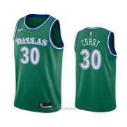 Maglia Dallas Mavericks Seth Curry #30 Hardwood Classics 2020-21 Verde