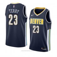 Maglia Denver Nuggets Emanuel Terry #23 Icon 2018 Blu