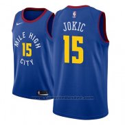 Maglia Denver Nuggets Nikola Jokic #15 Statement 2018-19 Blu