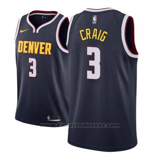 Maglia Denver Nuggets Torrey Craig #3 Icon 2018-19 Blu