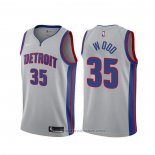 Maglia Detroit Pistons Christian Wood #35 Statement Grigio