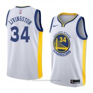 Maglia Golden State Warriors Shaun Livingston #34 Association 2018 Bianco