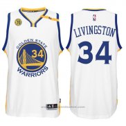 Maglia Golden State Warriors Shaun Livingston #34 Bianco