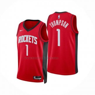 Maglia Houston Rockets Amen Thompson No 1 Icon 2024-25 Rosso