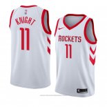 Maglia Houston Rockets Brandon Knight #11 Association 2018 Bianco