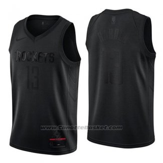 Maglia Houston Rockets James Harden #13 MVP Nero