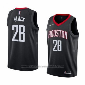 Maglia Houston Rockets Tarik Black #28 Statement 2018 Nero