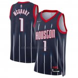 Maglia Houston Rockets Tracy McGrady #1 Citta 2021-22 Blu