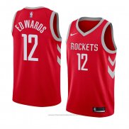 Maglia Houston Rockets Vincent Edwards #12 Icon 2018 Rosso