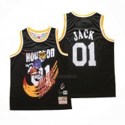 Maglia Houston Rockets X Cactus Jack NO 01 Nero