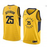 Maglia Indiana Pacers Al Jefferson #25 Statement 2018 Giallo